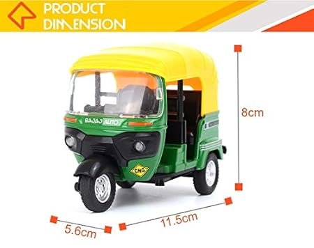 Die Cast Metal Auto Rickshaw - Image 3