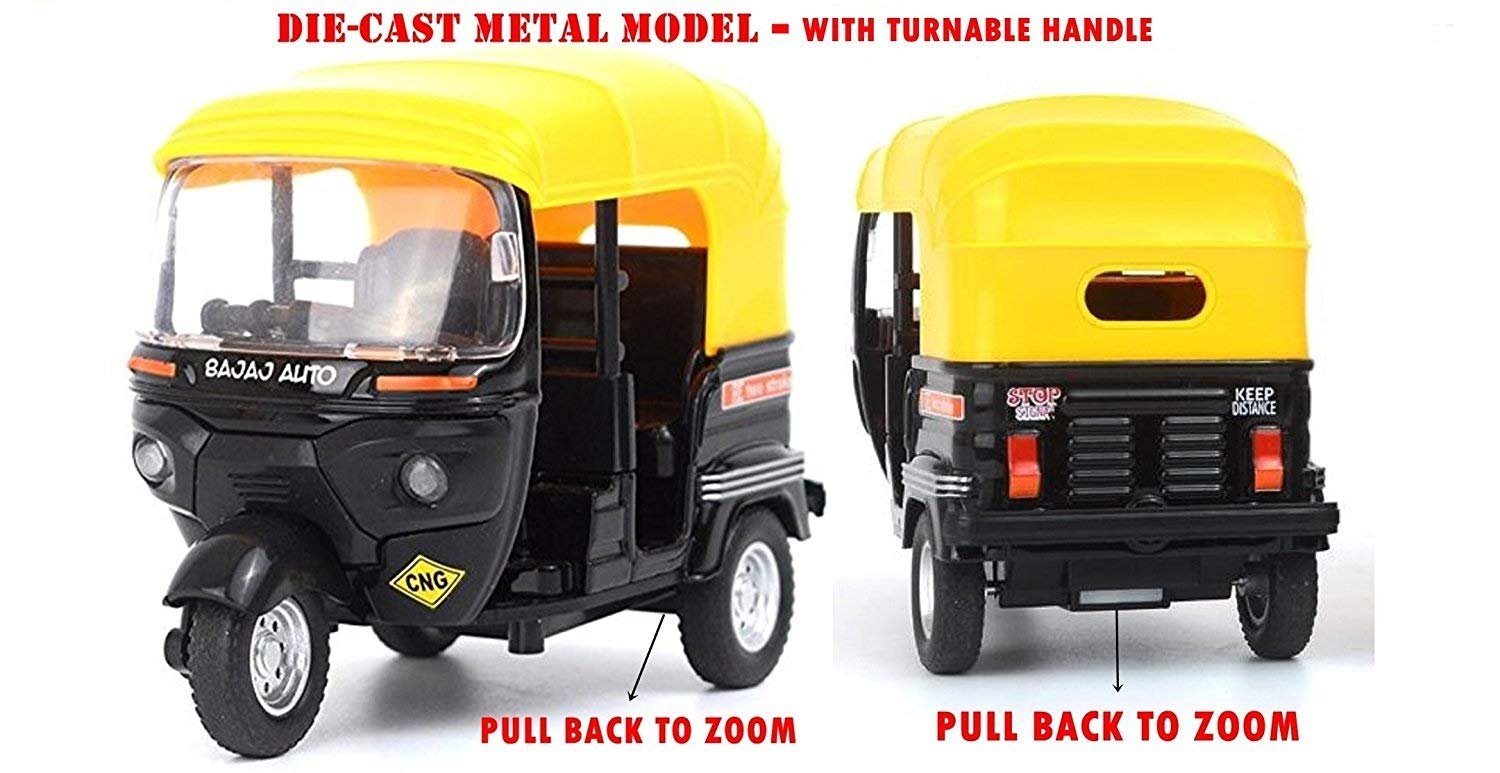 Die Cast Metal Auto Rickshaw - Image 5