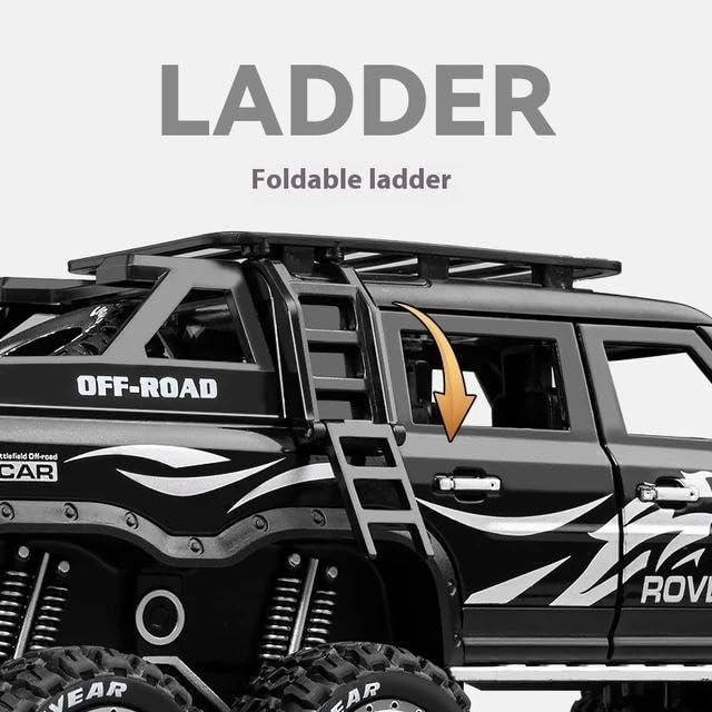 Metal 6*6 Landrover Jeep - Image 8