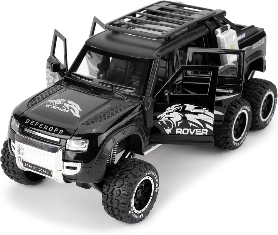Metal 6*6 Landrover Jeep - Image 4