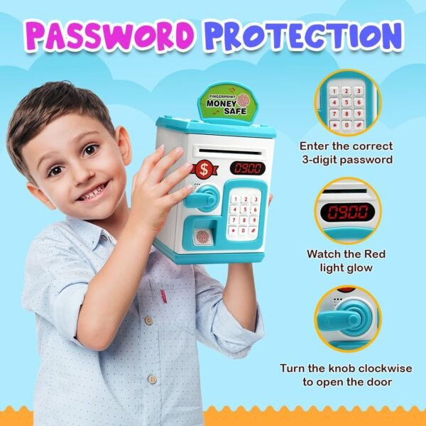 Fingerprint Sensor Money Bank - Image 3