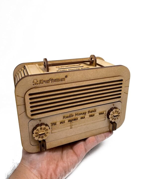 Wooden Radio Money Box - Image 5