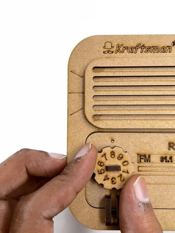 Wooden Radio Money Box - Image 4