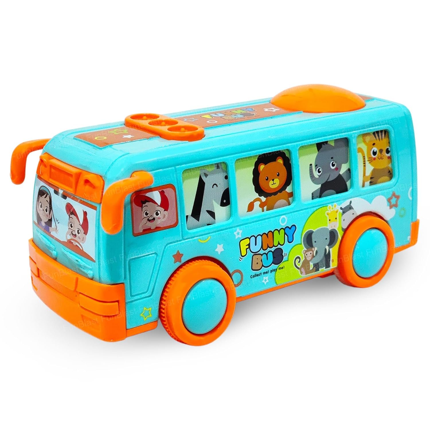 Animal Cartoon Bus