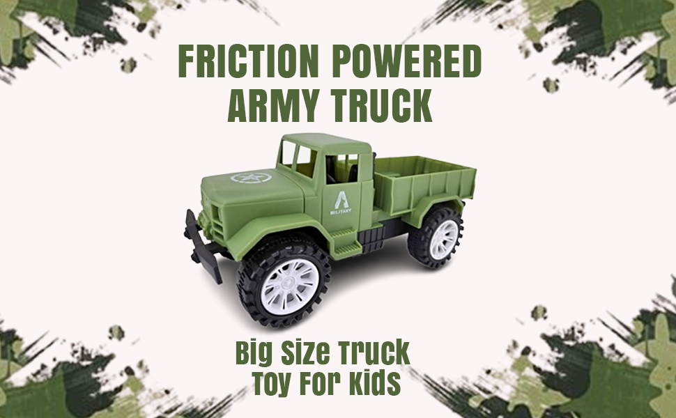 Friction Military Truck - Image 8