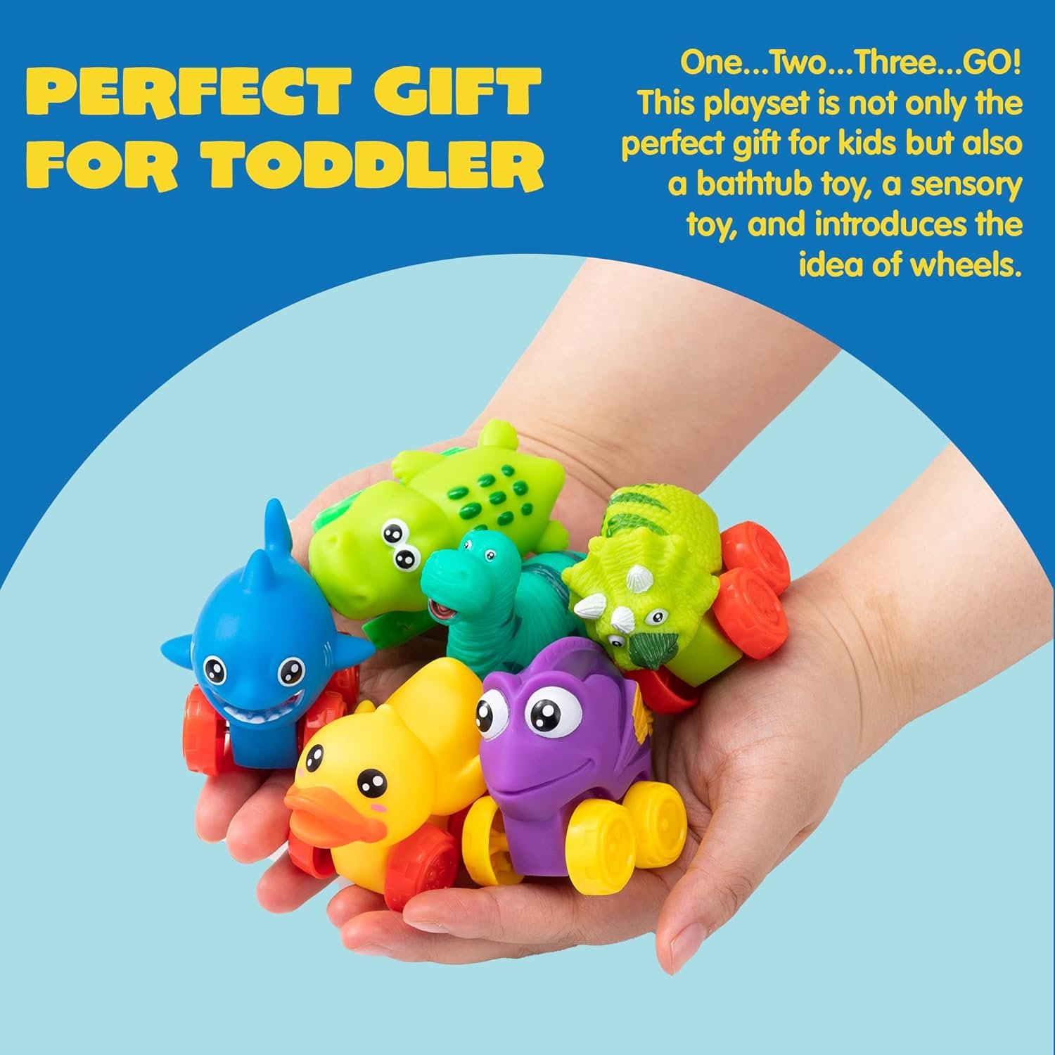 Soft Rubber Car Toy Animals - Image 3