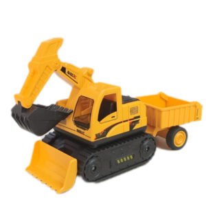 Excavator Construction Vehicle With Trailer