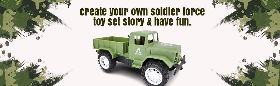 Friction Military Truck - Image 2