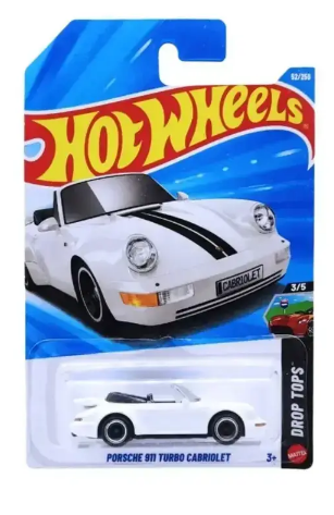 Hot Wheels Porsche 911 Turbo Cabriolet White D Case 2026