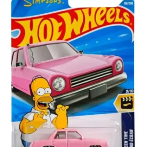 Hot Wheels Pink The Simpsons Family Car