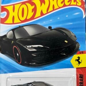 Hot Wheels Ferrari SF90 Stradale [Black/Dark Gray] Factory Fresh 1/5, 1:64 Scale Diecast Vehicle