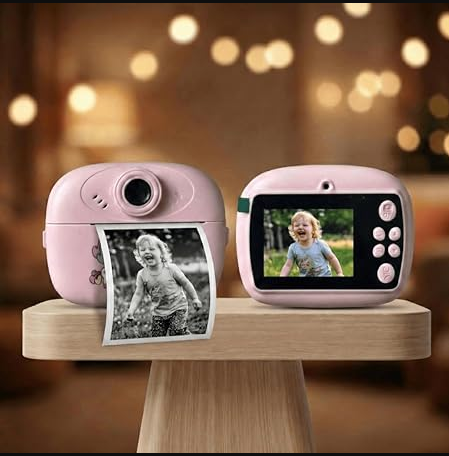 DIY Instant Print Minii Camera for Kids & Adults | Thermal Paper Printing Camera | 2.4” HD Screen | SD Card Support, Video Recording, Games & Music Player - Image 9