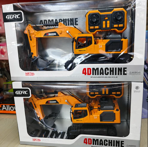 Uyir Mei 4D Machine Excavator Toy for Kids Realistic Construction Vehicle Playset