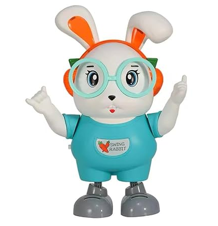 Uyir Mei Dancing Rabbit Toy for Kids – Musical Bunny with LED Lights, Sound & Interactive Movement - Image 3