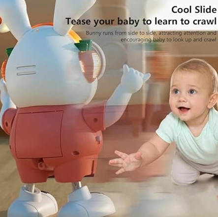 Uyir Mei Dancing Rabbit Toy for Kids – Musical Bunny with LED Lights, Sound & Interactive Movement - Image 5