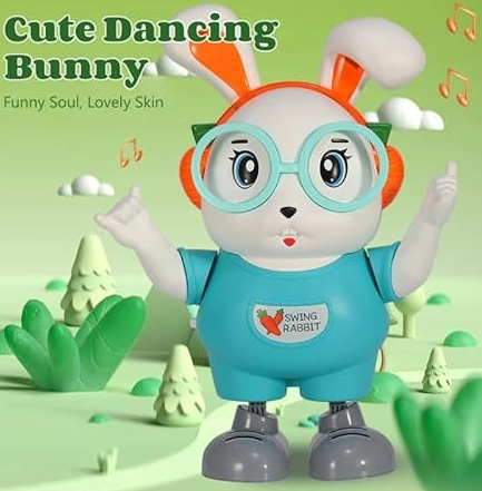 Uyir Mei Dancing Rabbit Toy for Kids – Musical Bunny with LED Lights, Sound & Interactive Movement - Image 6