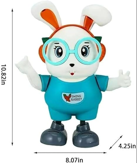 Uyir Mei Dancing Rabbit Toy for Kids – Musical Bunny with LED Lights, Sound & Interactive Movement - Image 7