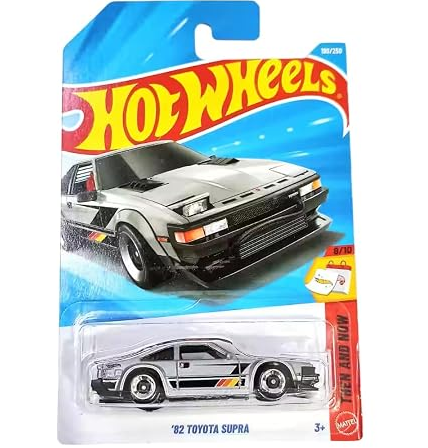 Hot Wheels 82 Toyota Supra Then and Now Ages 3 and Up 190/250 (Grey)