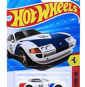 Hot Wheels Ferrari 365 GTB4 Competizione Ferrari Ages 3 and Up 62/250 (White)