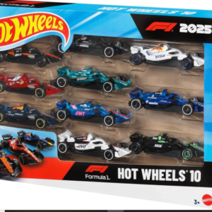 Hot Wheels Formula 1 Race Car 10-Pack for Boys Age 3Y+ | Formula 1 Die-Cast Vehicle Collection