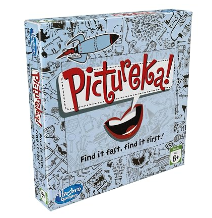 Hasbro Gaming Pictureka! Board Game for Family and Kids Ages 6 and Up, Indoor Classic Game, Pack Of 1, Multicolor