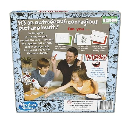 Hasbro Gaming Pictureka! Board Game for Family and Kids Ages 6 and Up, Indoor Classic Game, Pack Of 1, Multicolor - Image 3